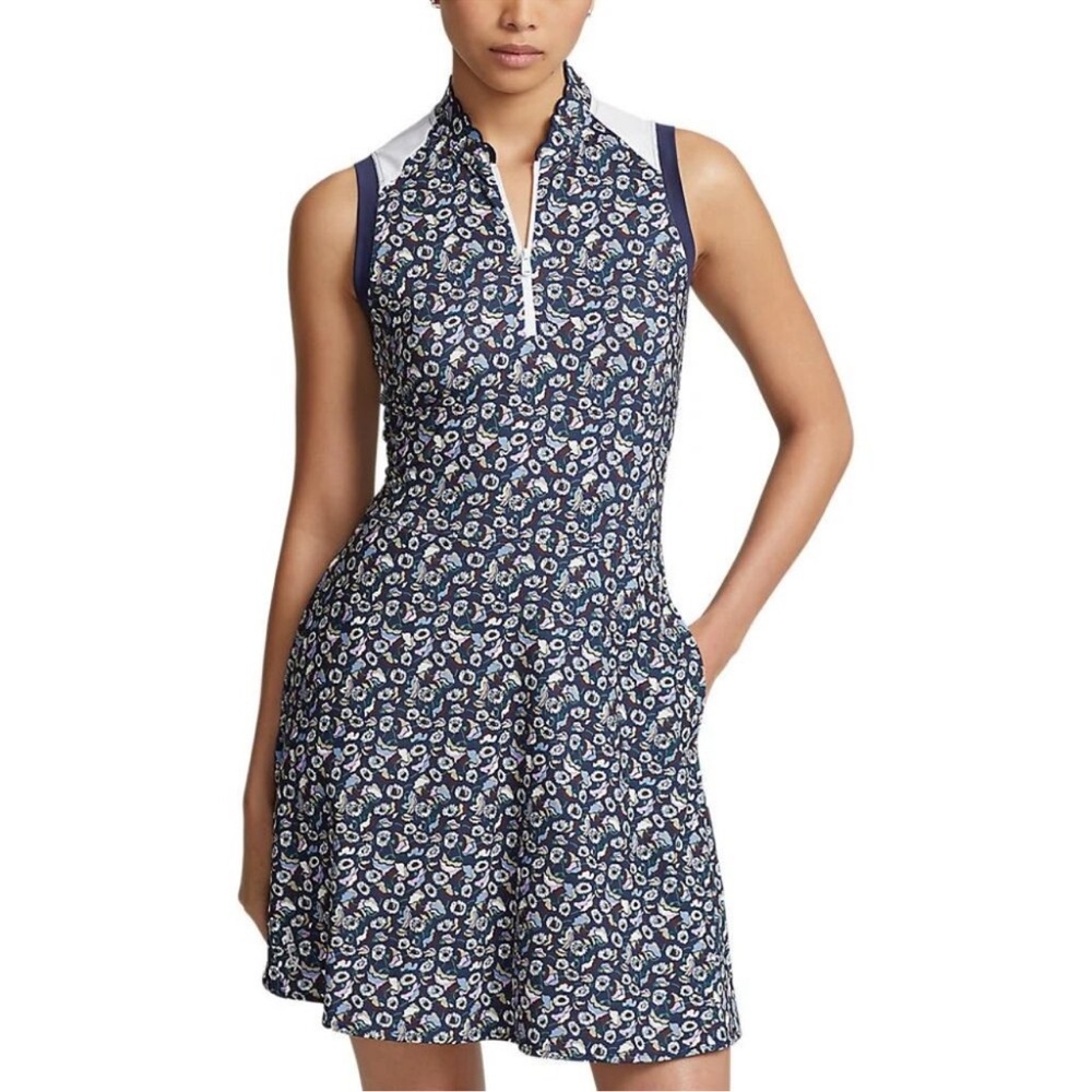 NWT RLX Ralph Lauren Women's Sleeveless Spring Wick Golf Tennis Dress S